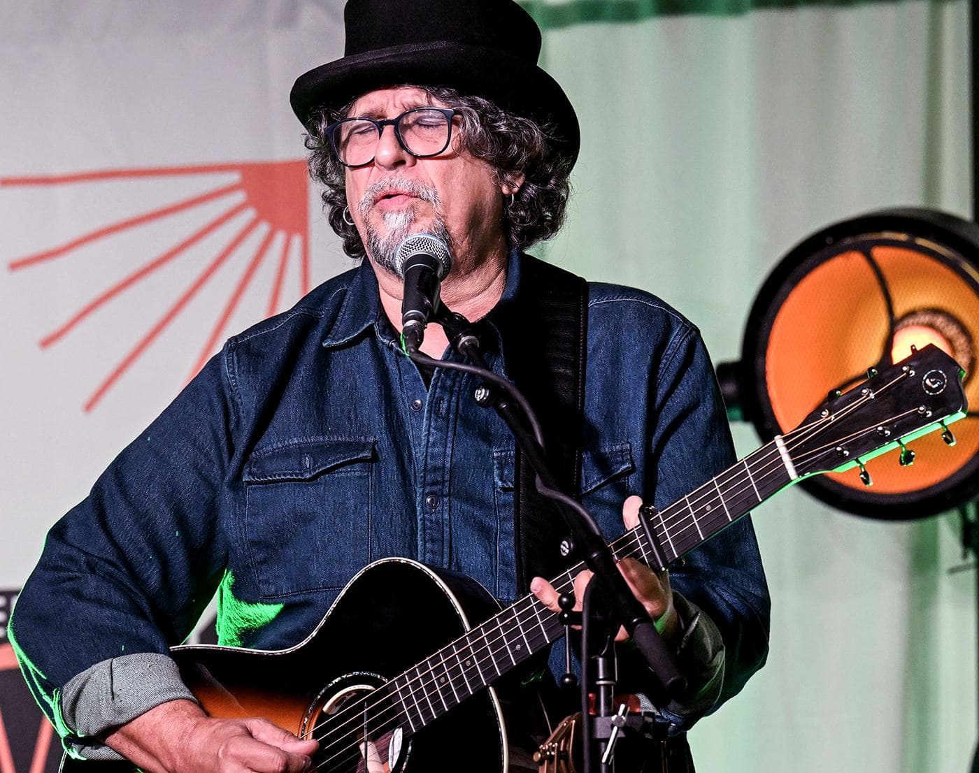 Dan Navarro performing at The Bottling Plant Ballroom